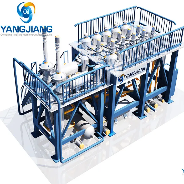 Stainless Steel Material Multifunctional Waste Pyrolysis Oil Recycling To Diesel Plant