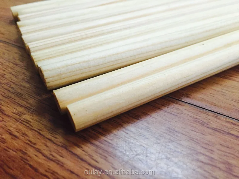 45lbs*9mm*90CM Long Pine Stick Shafts for Traditional Fiberglass Bows