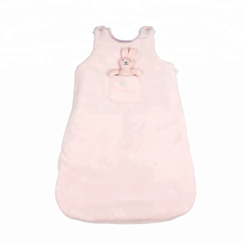 
Customized polar fleece sheepskin Soft wearable Baby Sleeping Bag 