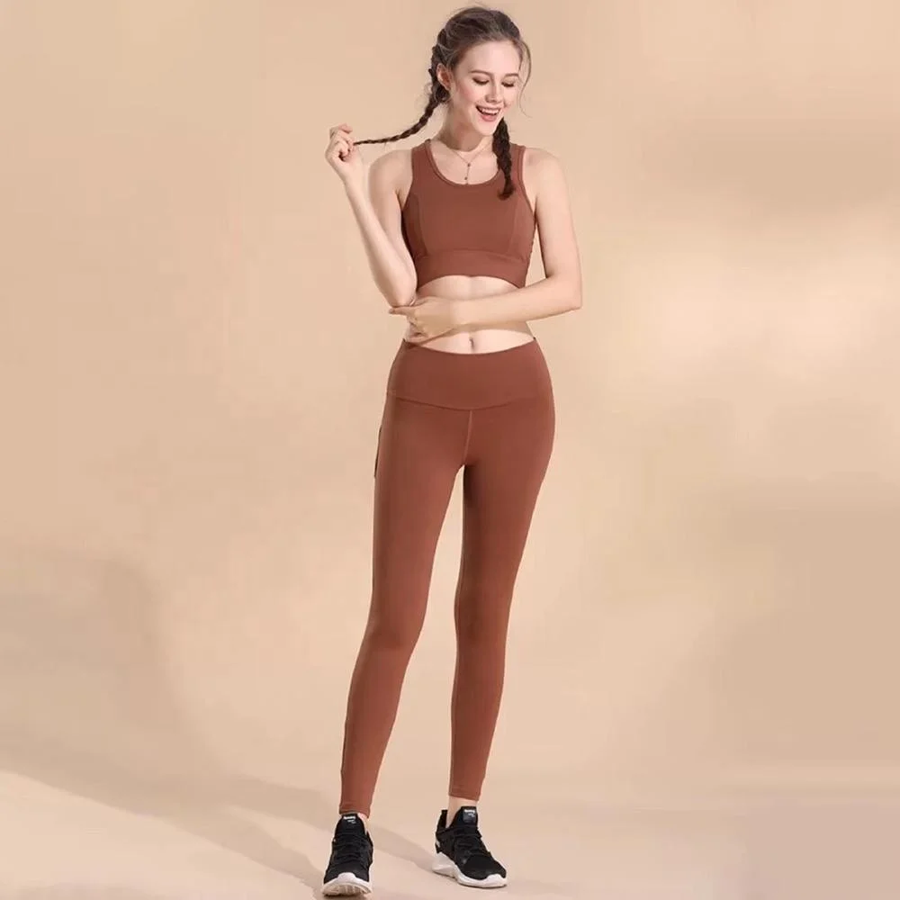 Fitness Sports Wear Yoga Pants Tennis Skirt with Legging Women Custom Logo Sportswear Custom Design Nylon Spandex Custom Color
