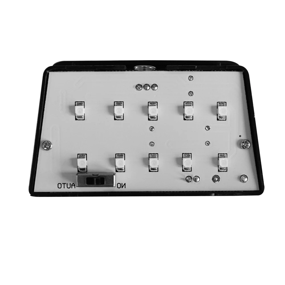 Outdoor Retro Style 2 LED Solar Powered Garden Wall Sensor Light