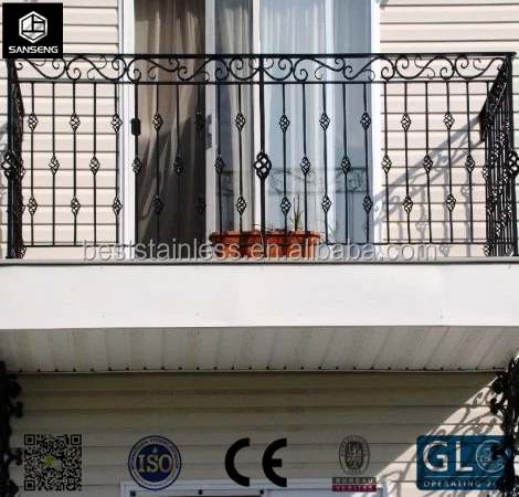 Cheap Durable Iron Grill Design for Veranda