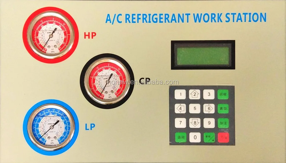 Refrigerant recovery and recycling machine with CE certificate