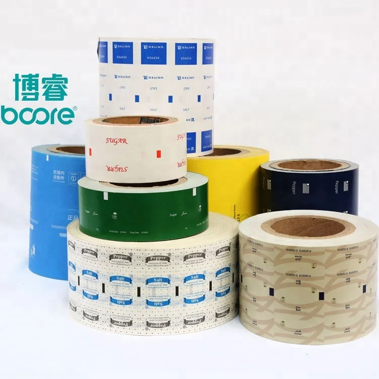 Foodgrade Packaging Paper PE Coated for Sugar/salt/pepper Bag Packing with Customized