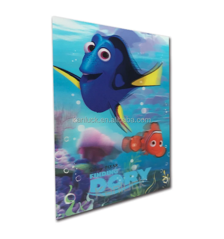 PET Lenticular 3d Cartoon Picture Custom 3d Photos
