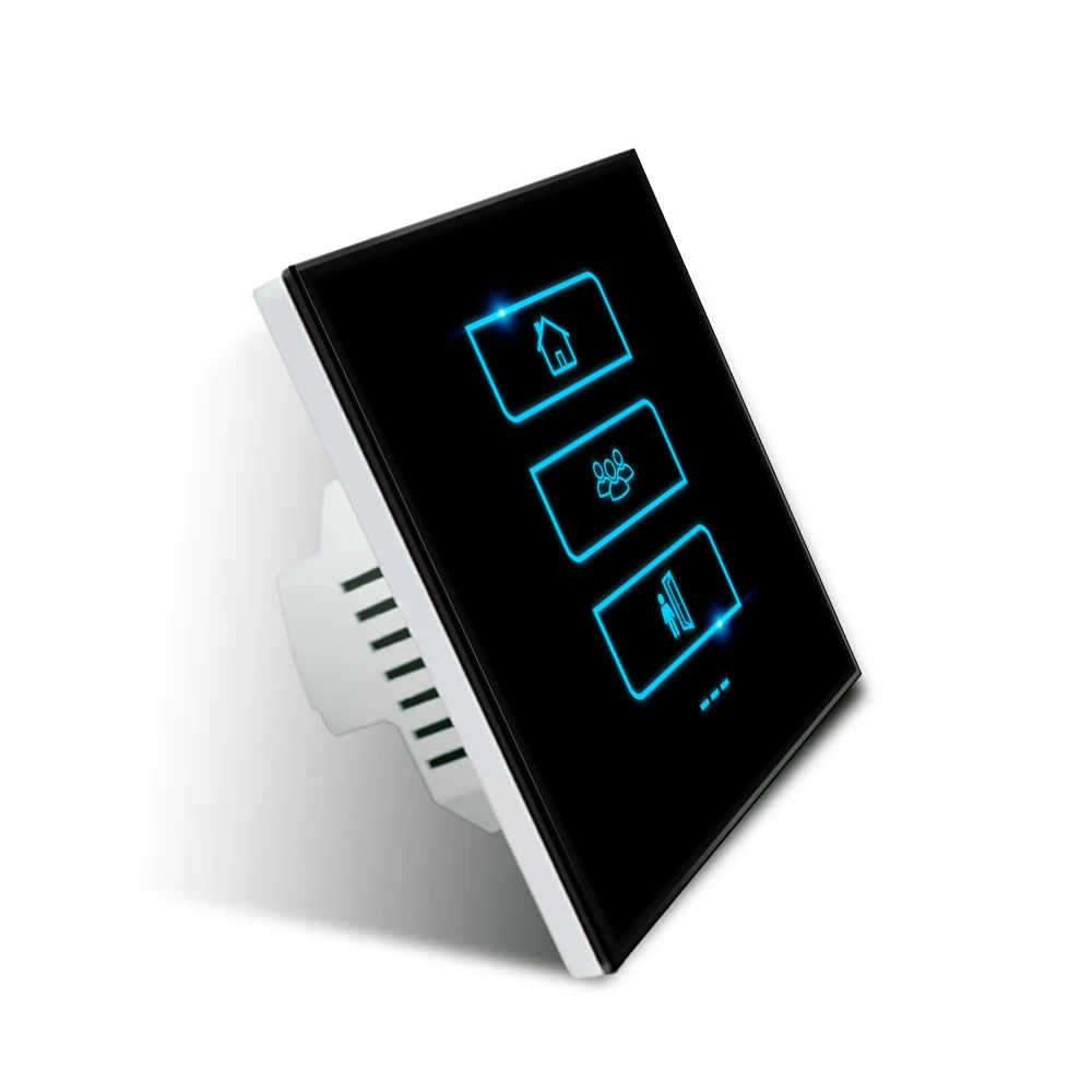 2019 Lanbon L7 smart home Zigbee smart Scene switch control full house by one touch