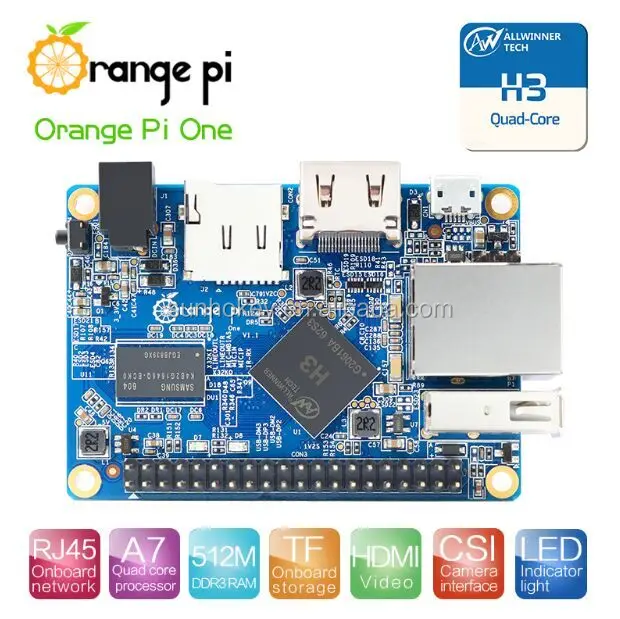Orange Pi One H3 Quad-core Support ubuntu linux and android mini PC
