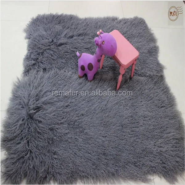 100% Genuine Tibetan Lamb Fur Rugs For Floor Rugs Carpets
