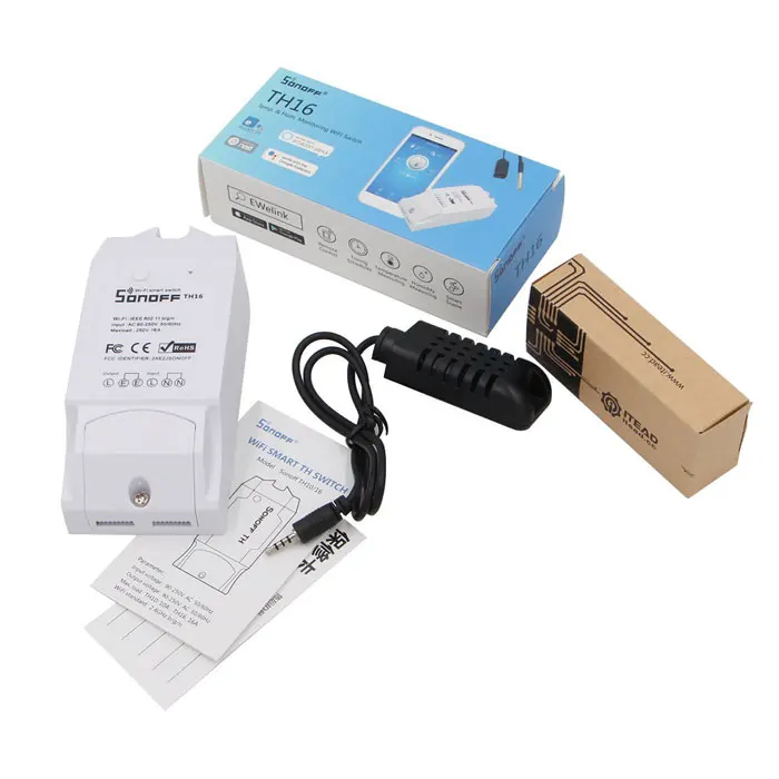 sonof TH16 temperature humidity wifi control switch