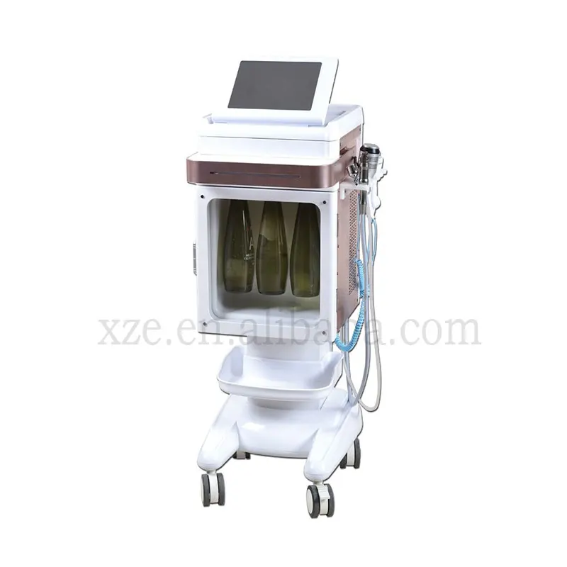 Water jet peel facial/water facial skin care machine cleaning/spa dermabrasion machine aqua hydra portable beauty facial