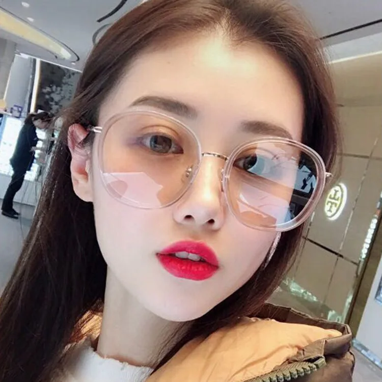 Jheyewear Street Fashion Ladies Classic Round Oversized AC Lenses Cheap Sunglasses 2022
