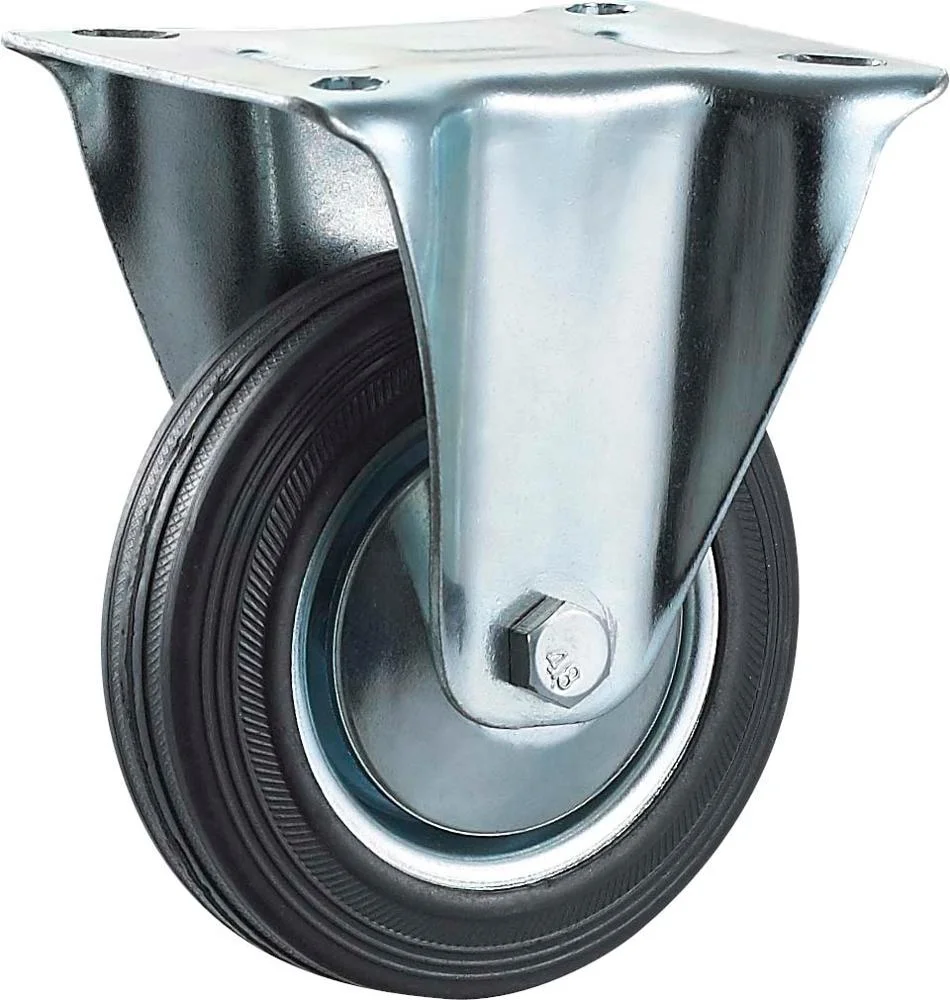 3 inch rigid rubber caster wheel