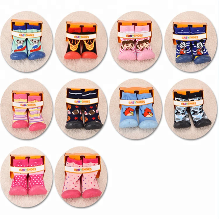 Wholesale Rubber Bottom Socks Baby Shoe Socks With Rubber Sole