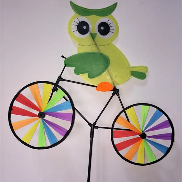 Owl cartoon windmill pinwheel for kids