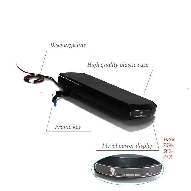 Rear Rack Ebike Battery Li-Ion 36v 9000mah 9ah 10ah 11.6ah 12ah 14ah 17ah 18650 Electric Bike Lithium Battery Pack