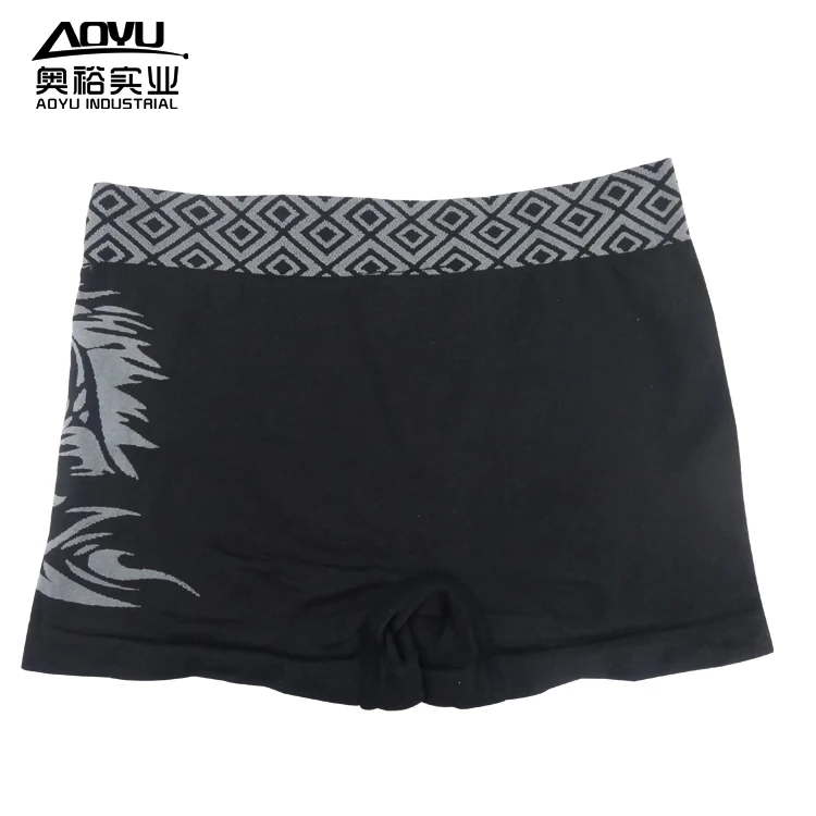 Customized Logo Men Under Garment Boxer Briefs Underwear Breathable Men Underwear  Mens Seamless Underwear Boxer Shorts