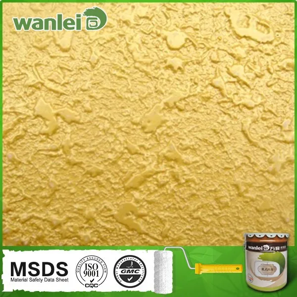 noble and luxurious decoration golden yellow paint color