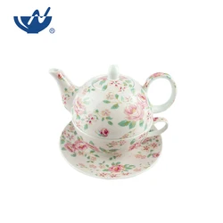 One Person Grace Luxurious Fine Bone China European Tea Set Porcelain For Gift