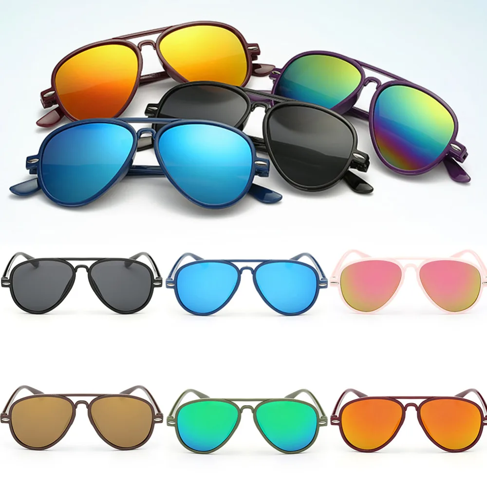 Fashion Boys Kids Coating Sunglasses Children Sun Glasses UV Protection Oculos De Sol Gafas Sun Glasses