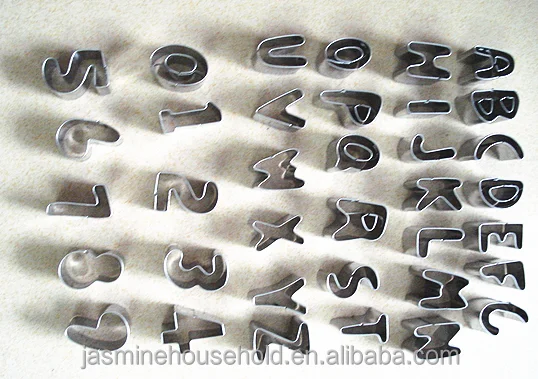 Non Stick Durable  Variety Designs Custom Stainless Steel Fondant Cake Biscuit Molds Pastry Baking Cookie Cutters