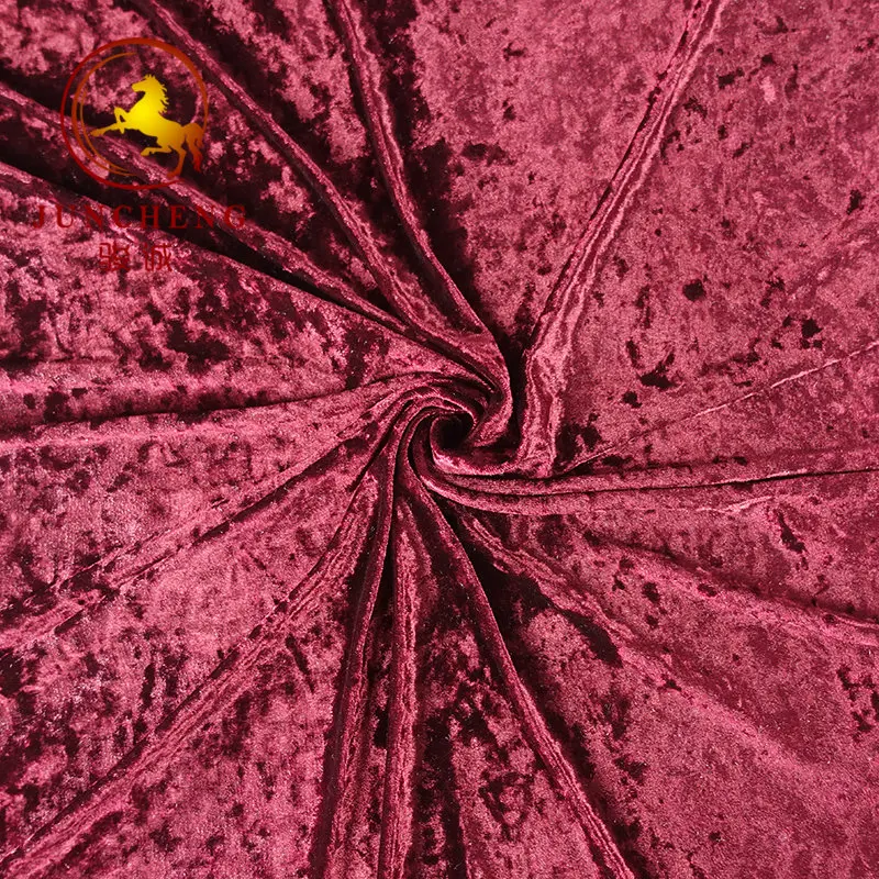 retro and nobel style soft ice crush velvet fabric upholstery