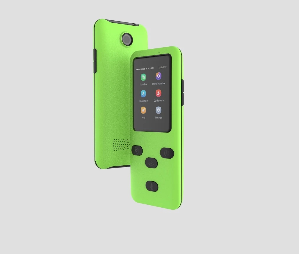 4G pocket mobile voise tranlator language, button key phone translation device support english offline translating dictionary