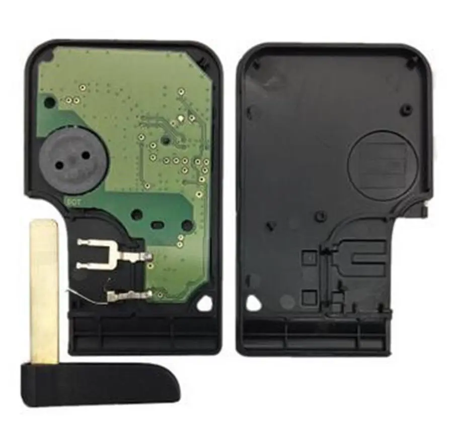 Remote Car Key Fob Case For Ren Megane II Scenic II Grand Scenic 2003-2008 3 Buttons PCF7947 Chip Smart Key Card
