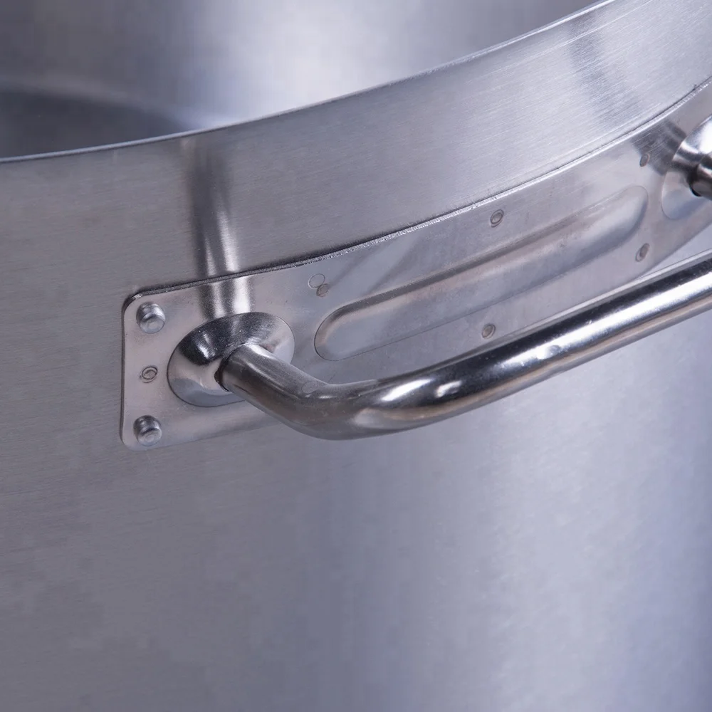 Горшок из нержавеющей стали большой промышленный Многофункциональный 30 галлонов металлический суп и запас в американском стиле горшки алюминий