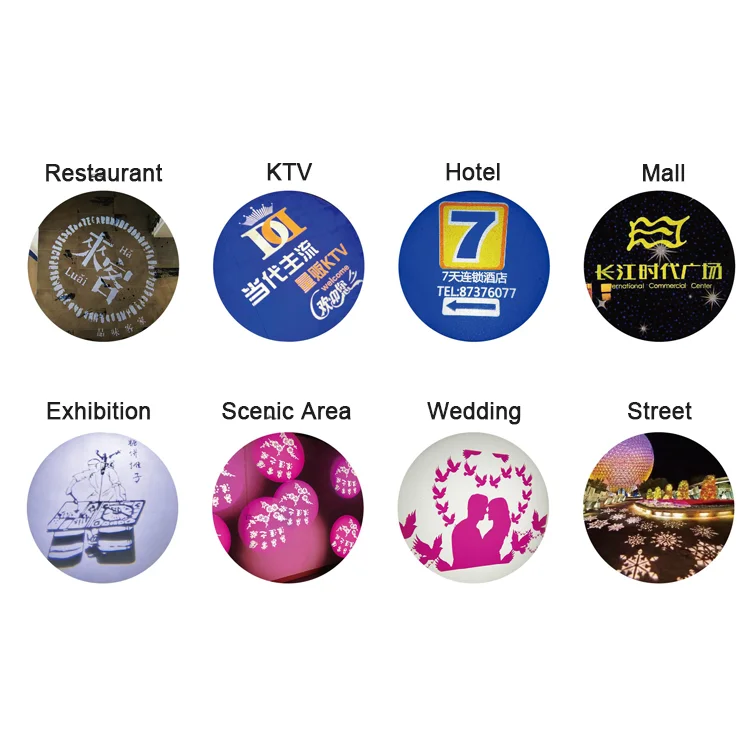 30W outdoor Ip65 HD lens rotating gobo trademark projection light logo projector advertising lights