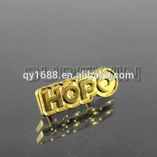 2015 горячая распродажа приятный дизайн античное золото высокое качество металлический значок для кошелька