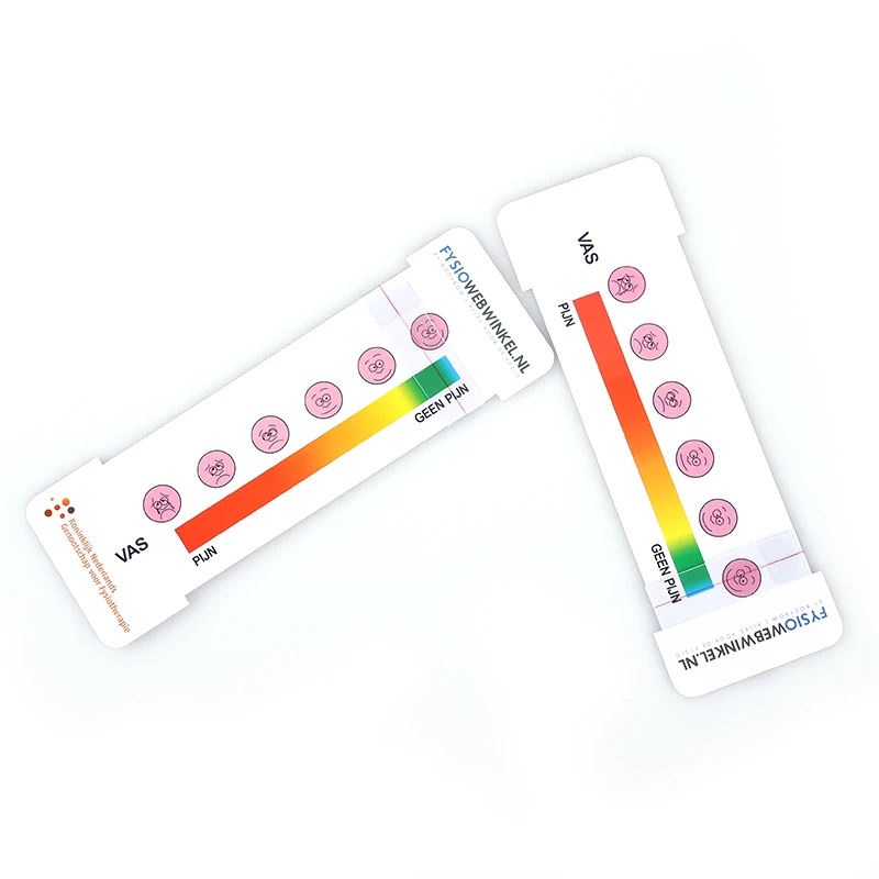 World Standard Full Complexion Pain Rating Scale Hospital PVC Medical Double Pain Ruler