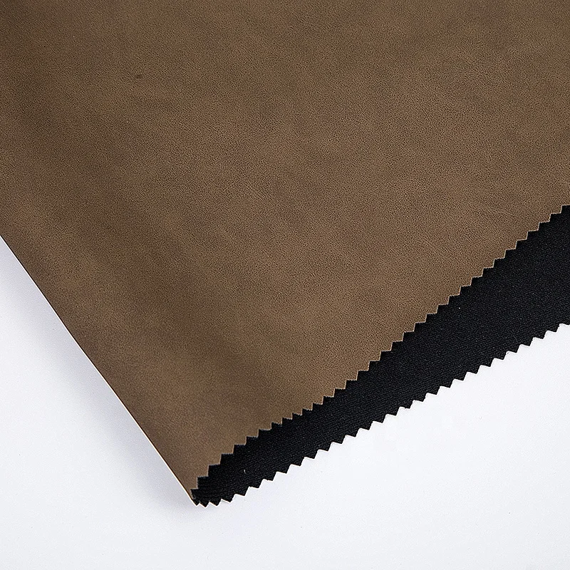 
Popular Textiles Fashionable Artificial Faux Imitation Embossed Flocking Suede Pvc Pu Leather For Sofa Material 