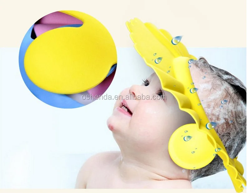 Safe Shampoo Shower Bathing Protect Soft Cap Hat for Baby Children Kids