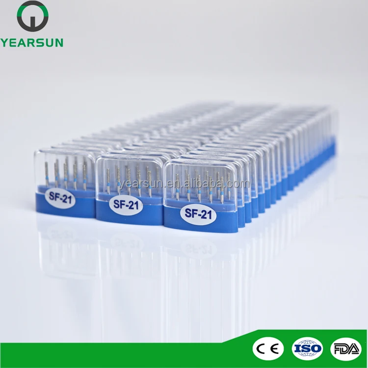 Mani carbide dental diamond burs with low price for high speed handpiece