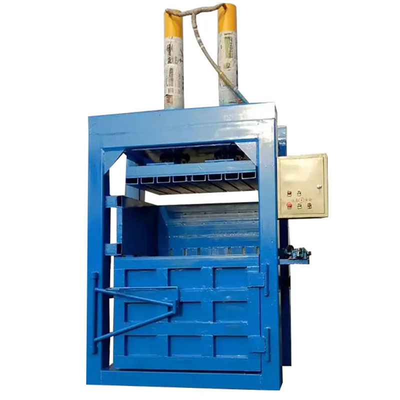 PLC in stock sawdust baling machine rubbish waste rice husk press The most competitive price