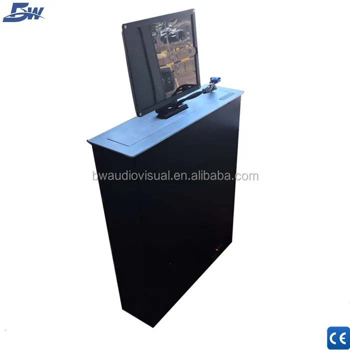 Remote Controlled Motorized Pop Up Display System/Electric LCD Monitor Screen Lift