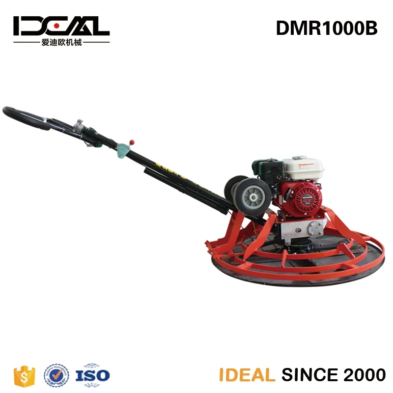 
DMR1000B 3.5mm electric concrete power trowel machine vibrating concrete trowel with Honda GX160 engine power trowel on sale 