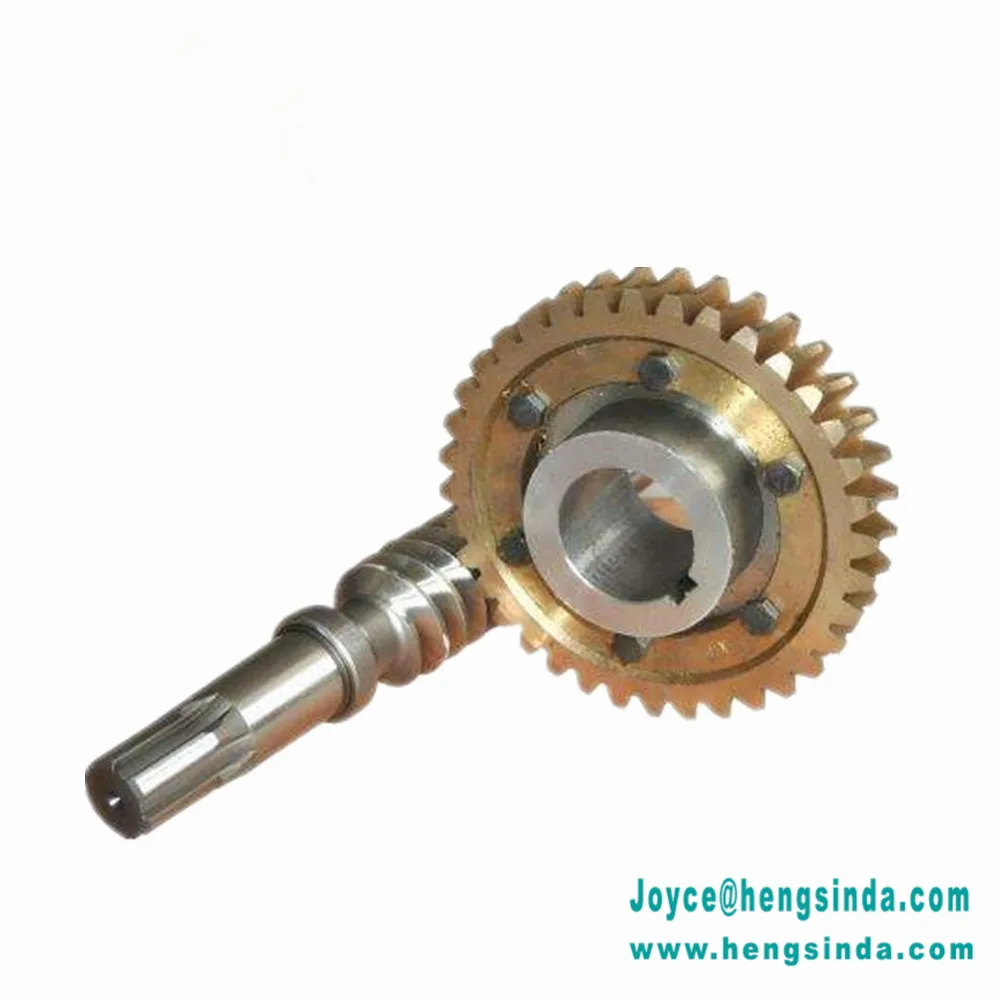 CNC machining stainless steel worm gear