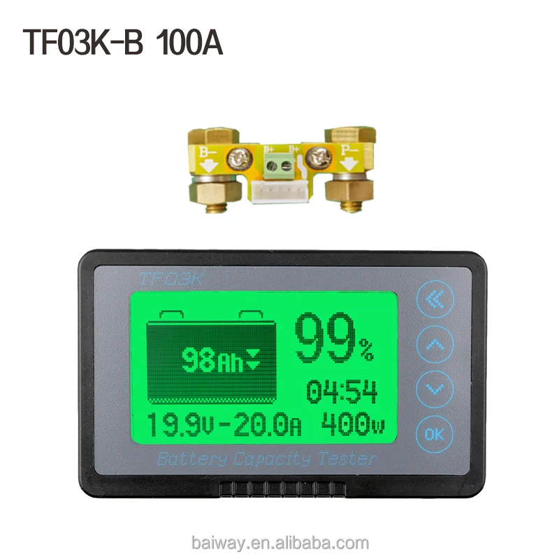 
BW-TF03K 48V 100A Hight Precision LiFePo/Lead Acid battery voltage indicator 