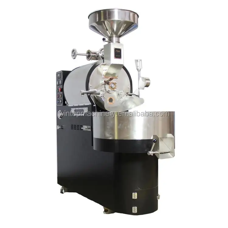 Factory direct supply Commercial coffee roaster 3 kg, Full city LPG propane industrial coffee roasting machine