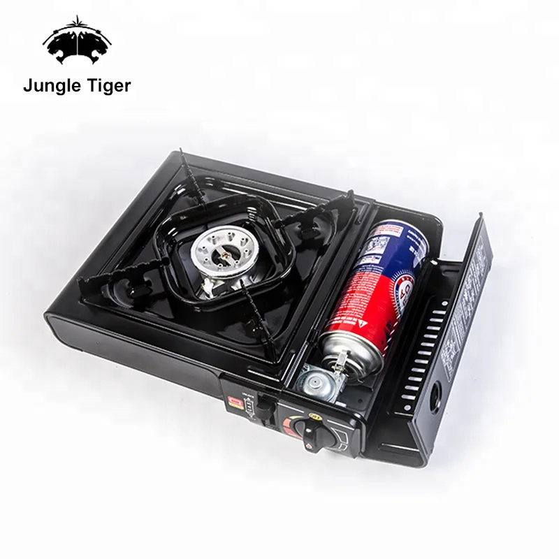 Camping Gas Stove 3200W Foldable Windproof Camp Cooking Butane Burner Portable Outdoor Backpacking Stove