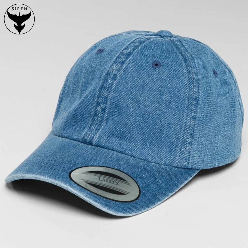 OEM Cheap Washed Ripped Jean Dad Hats For Small Head