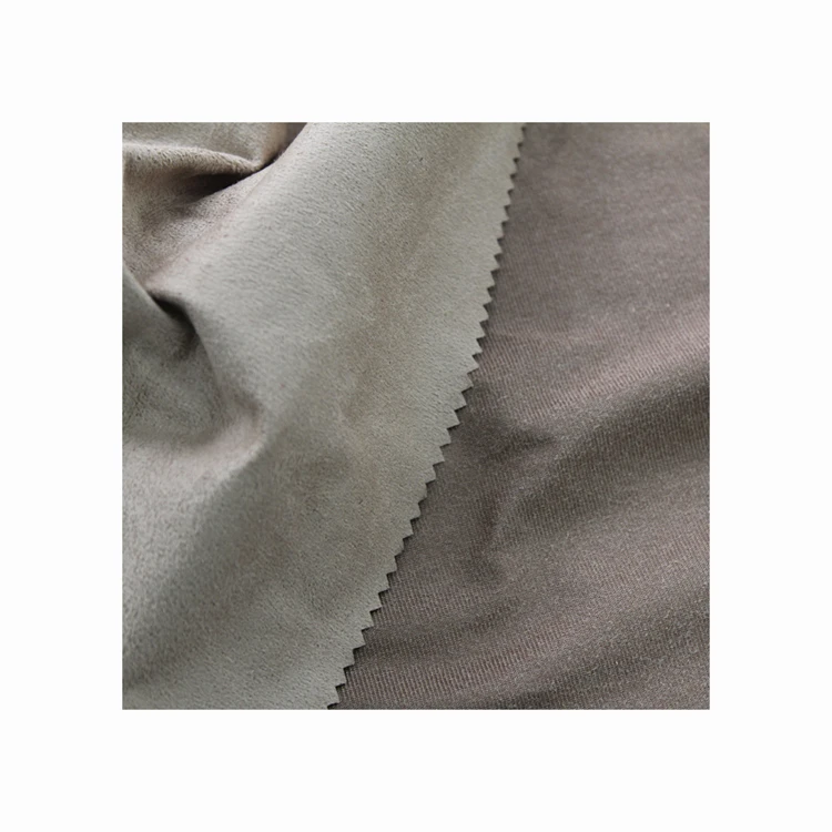 High quality 100 polyester suede fabric brushed velvet fabric