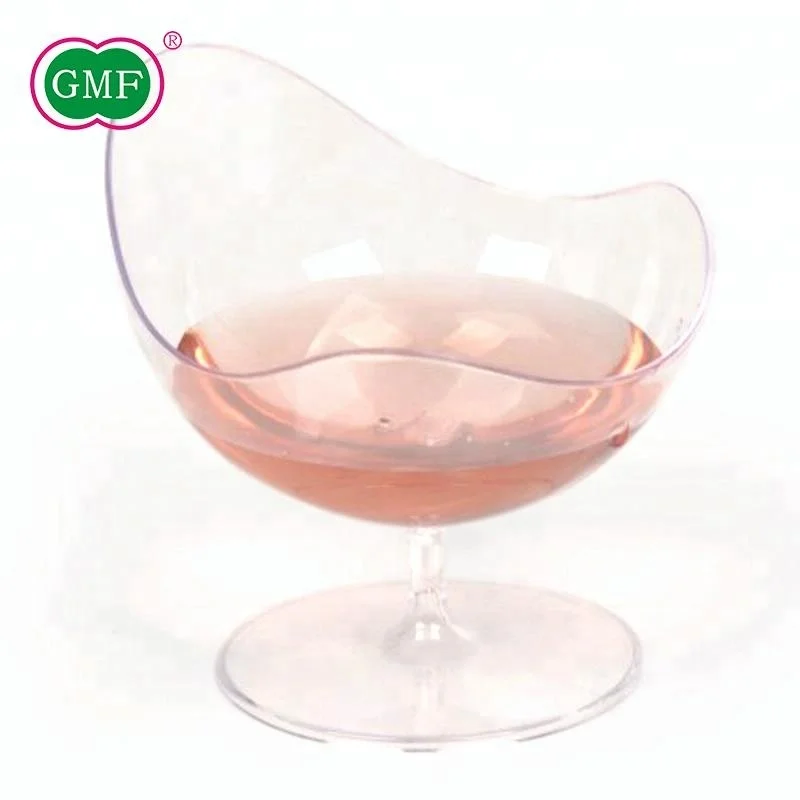 New style 2oz food beverage drinking dessert cup goblet plastic for multi use
