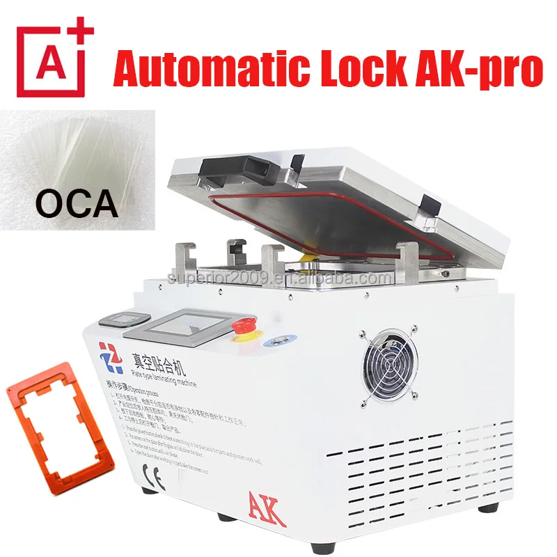 Original factory HZ vacuum laminating machine for lcd refurbish 4in1 oca glass lcd laminator with debubble repair machine