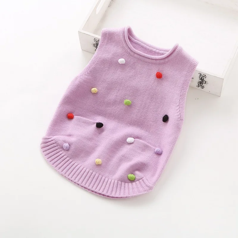 Оптовая продажа, Детская эксклюзивная одежда, Модный хлопковый пуловер для девочек, жилет, жилет