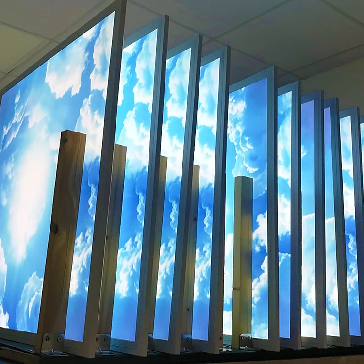 Skylight голубое небо облака горячая распродажа Светодиодная панель новая потолочная лампа панельная для внутреннего освещения