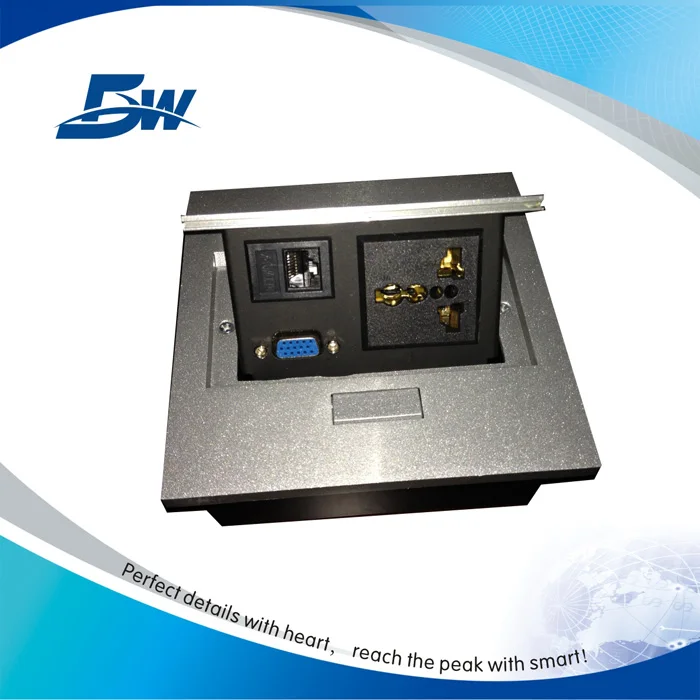 audiovisual system meeting table 3 pin socket ethernet ports