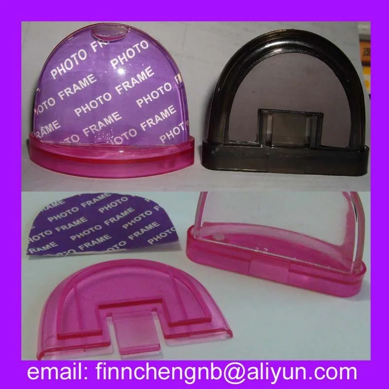 promotion souvenir acrylic snow globe with photo insert,plastic snow globe with photo insert,acrylic photo frame snow globe