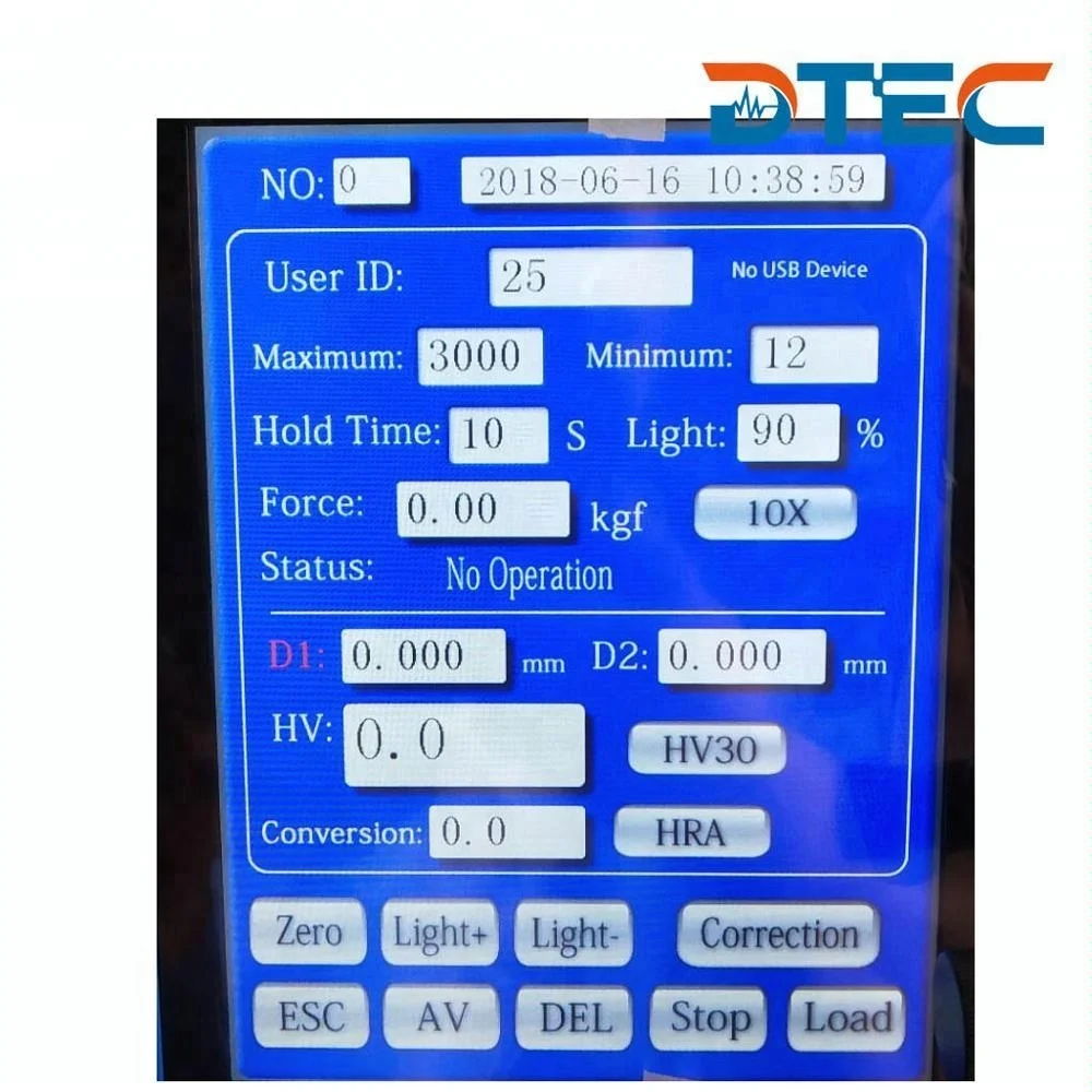  DTEC DHBRV-187.5DT жесткий тестер с сенсорным экраном Brinell Rockwell Vickers универсальный твердости ХРТ HRR plastic